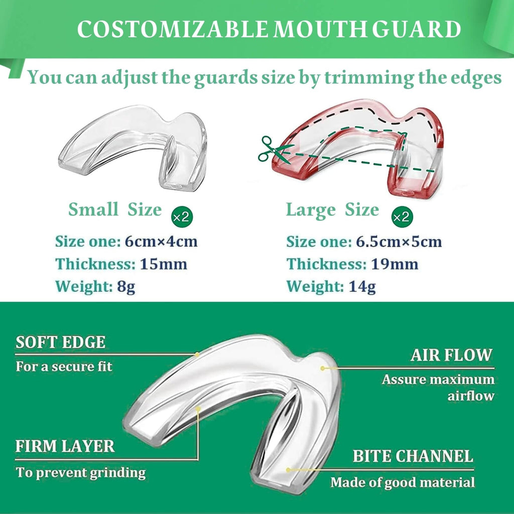 Mouth Guard for Clenching Teeth at Night – 4 Pack Night Guards