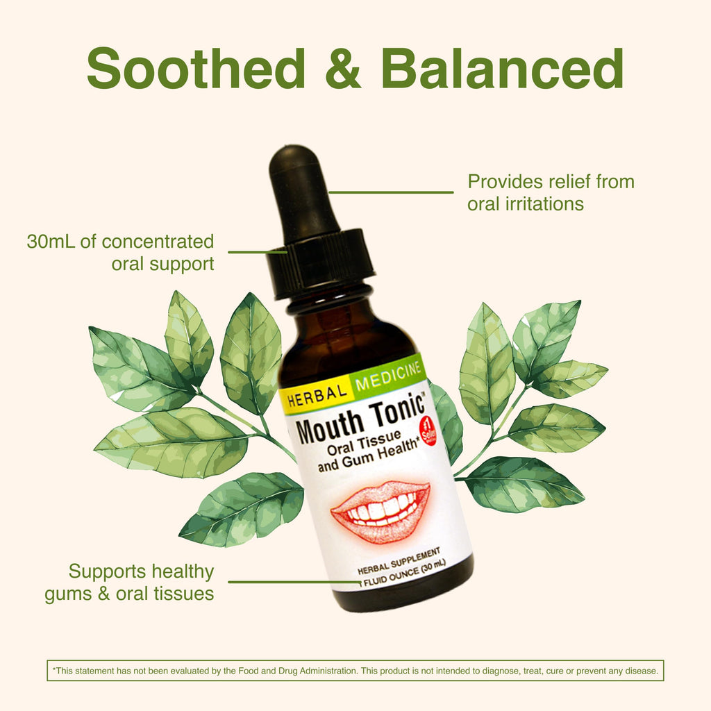 Mouth Tonic™ 1 oz | Herbal Gum Health & Oral Care