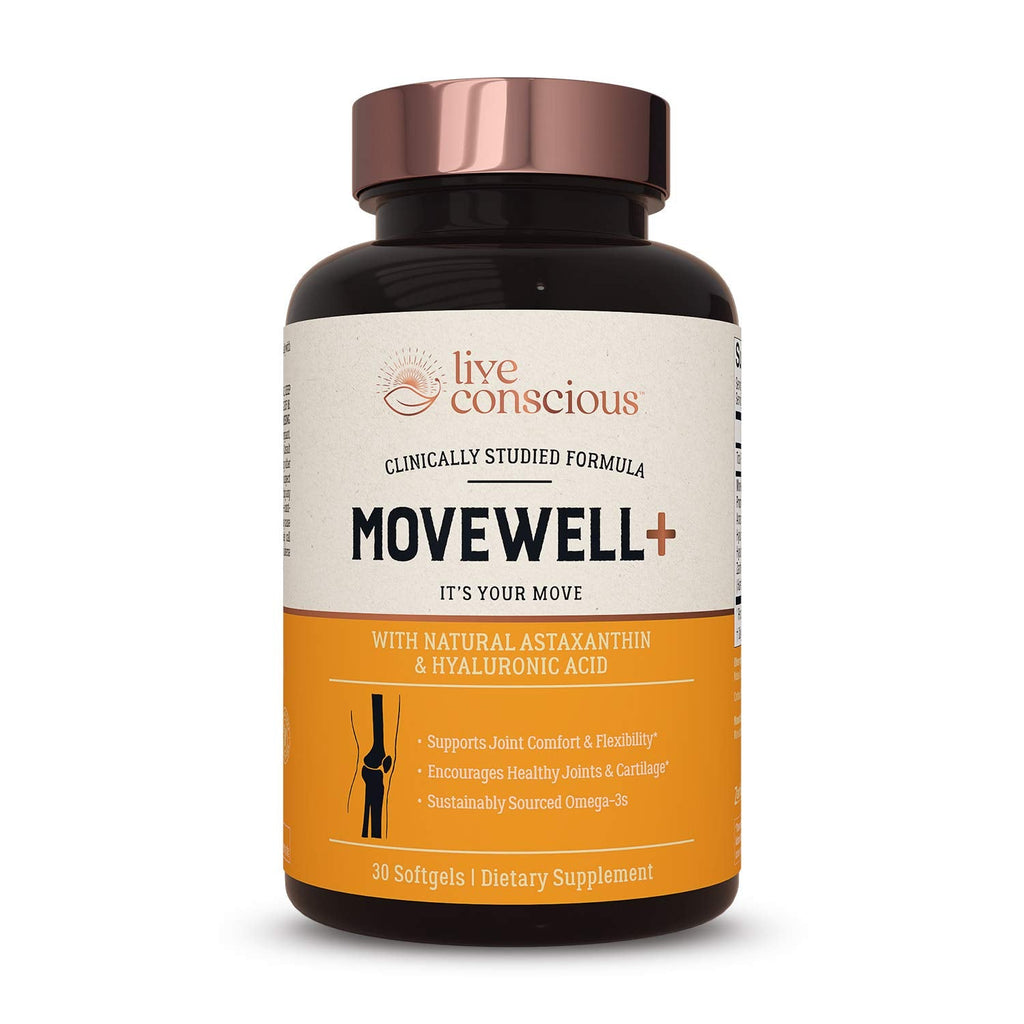 MoveWell Plus Joint Health Supplement – Antarctic Krill Oil, Astaxanthin & Hyaluronic Acid