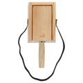 Healifty Wood Moxa Box – Portable One-Hole Moxibustion Box for Full-Body Massage 17x13x9.5 cm