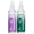 MOXE Shower Mist – Spa Steam Spray with Lavender & Eucalyptus (4 fl oz x 2)