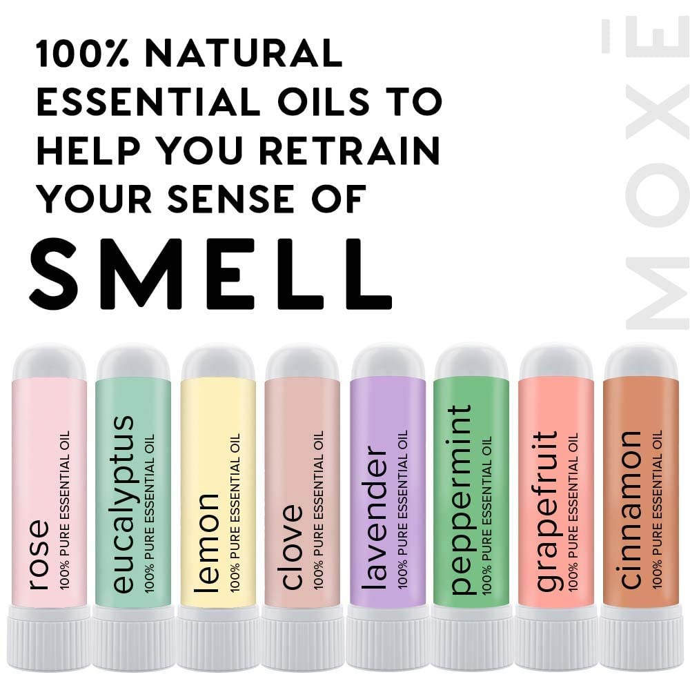 MOXĒ Smell Training Kit – Made in USA, 8 Essential Oils (Phase 1 & 2)