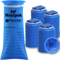 MP MOZZPAK Vomit Bags Disposable 100 Pack – 1000ml Emesis Bags, Leak-Proof, Travel-Ready
