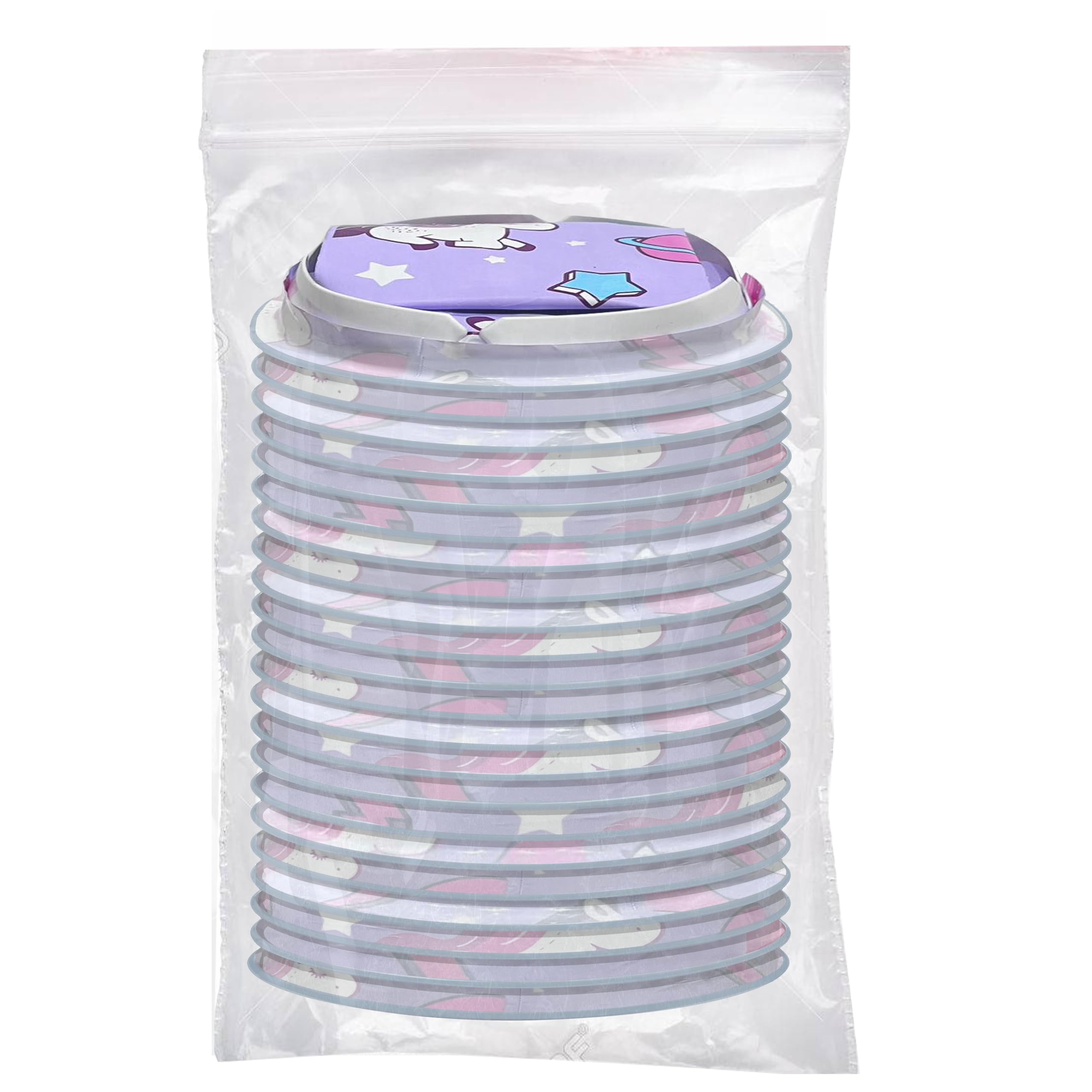 MP MOZZPAK Unicorn Kids Vomit Bags Disposable 24 Pack – Leak-Proof Travel Puke Bags