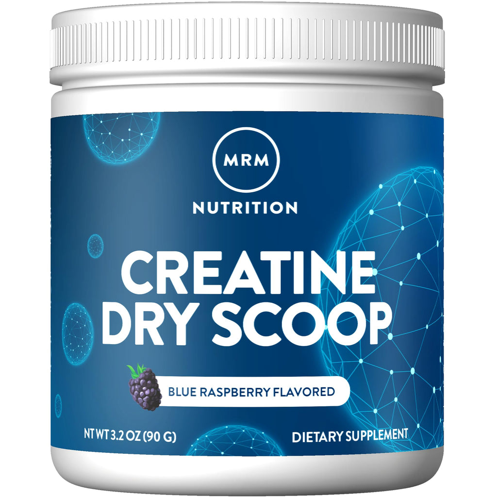 MRM Creatine Dry Scoop Blue Raspberry - Creatine Monohydrate Supplement
