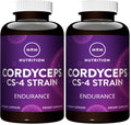 MRM Cordyceps CS-4 | Endurance & Adaptogens | Vegan, 60 Servings (Pack of 2)