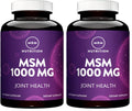 MRM Nutrition MSM 1000mg | Methyl-sulfonyl-Methane Capsules | Joint Health | Hair + Skin + Nails | Bioavailable Form of Sulfur | Gluten-Free + Vegan | 120 Servings (Pack of 2)
