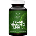 MRM Nutrition Vegan Vitamin D3 2,500 IU – Bone Health & Immune Support | Plant-Based from Lichens | 60 Servings