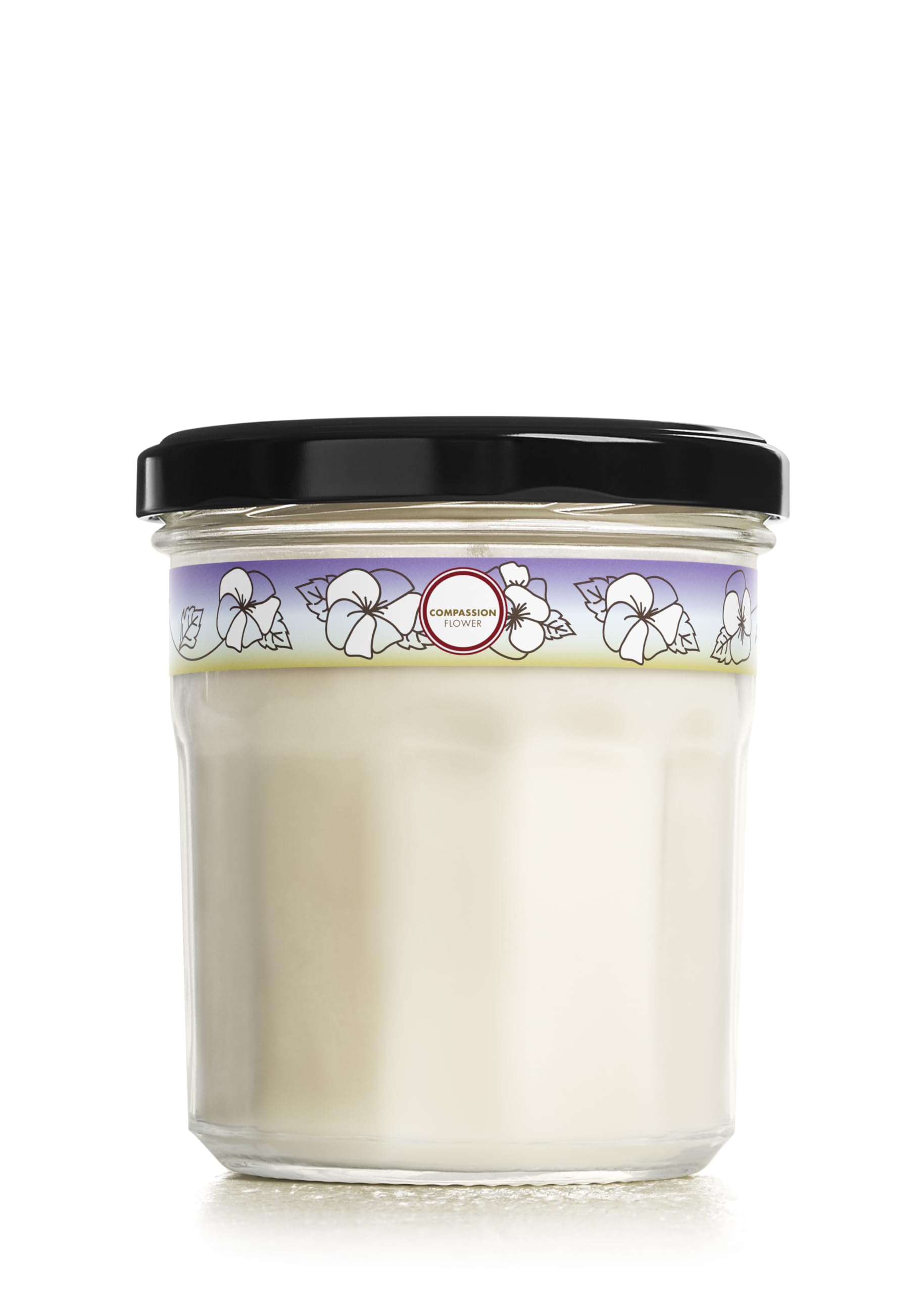 MRS. MEYER'S CLEAN DAY Compassion Flower Candle – Large 7.2 oz, Soy & Vegetable Wax