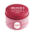 MRS. MEYER'S CLEAN DAY Peppermint Soy Tin Candle - 12 Hr Burn, 2.9 oz