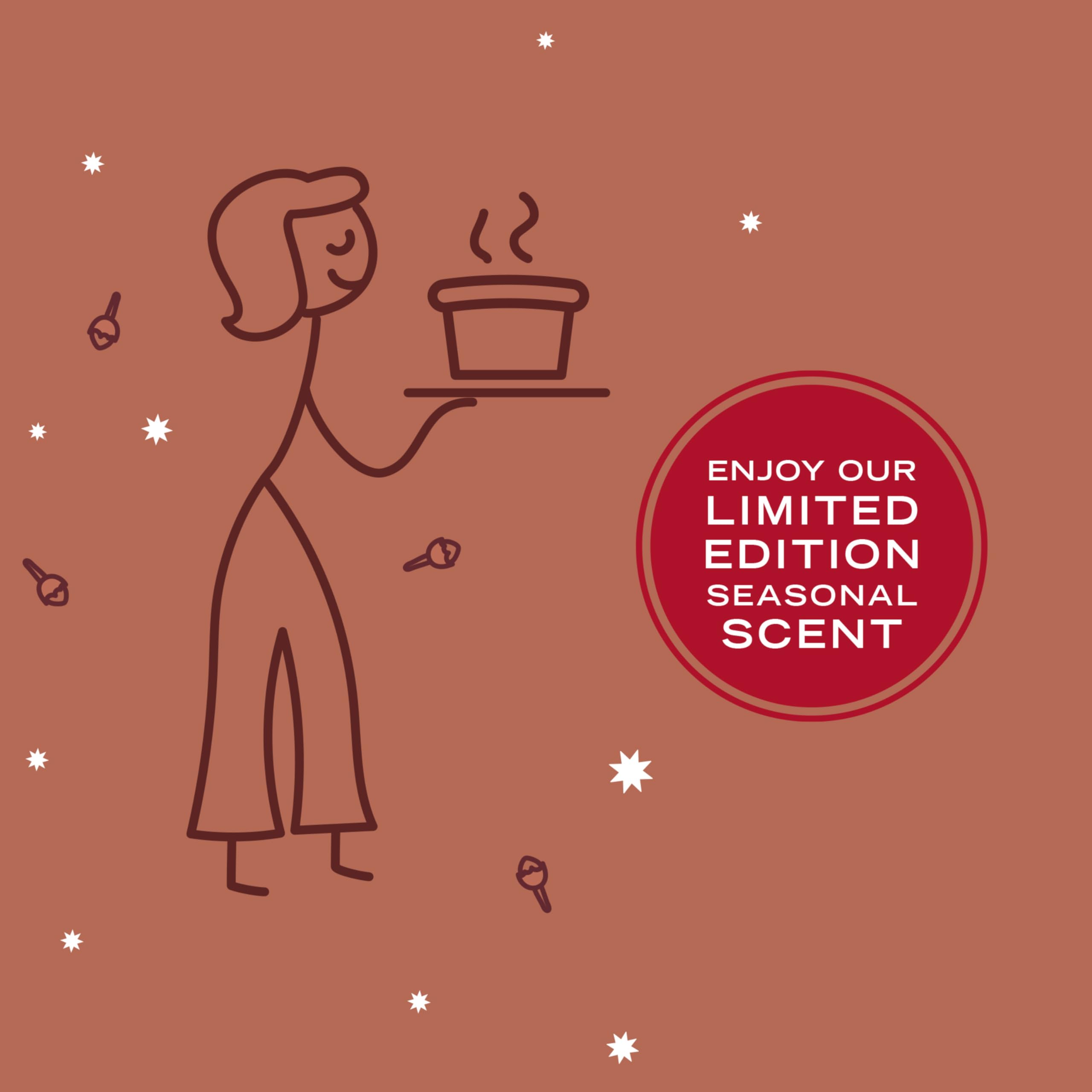 Mrs. Meyer's Clean Day Gingerbread Soy Tin Candle (2.9 oz) – Pack of 8