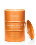 M&SENSE Cinnamon Pumpkin Scented Candle — 21.2oz Natural Soy, 120-Hour Burn