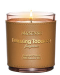 M&SENSE Cinnamon Tobacco Scented Candle – 10oz Vegan Soy Wax, 42-Hour Burn