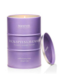 M&SENSE Eucalyptus Lavender Scented Candles – 21.2oz Natural Soy, 120-Hour Burn