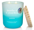 M&SENSE Jasmine & YlangYlang Scented Candle – 14.1oz, 80 Hours, Non-Toxic Soy Wax
