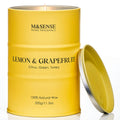 M&SENSE Lemon Candle – 11.3oz, 70-Hour Burn, Grapefruit Citrus Scent