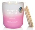 M&SENSE Lychee Cherry Rose Soy Candle – 14.1oz, 80-Hour Aromatherapy, Non-Toxic