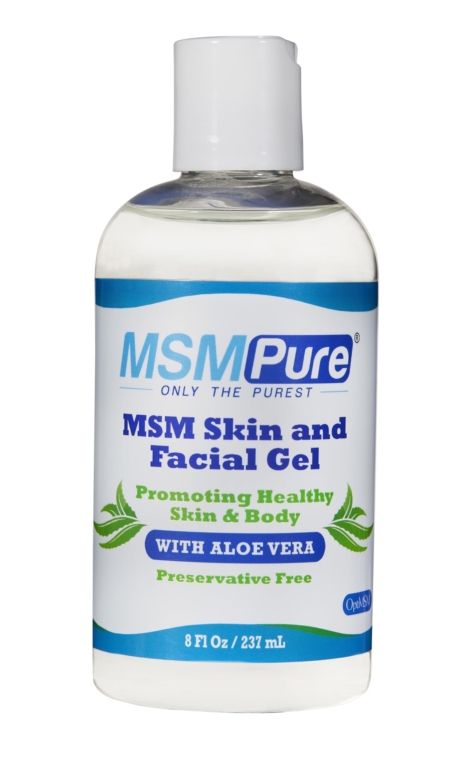 Kala Health MSMPure Max Strength MSM Gel with Organic Aloe – 8 oz, Preservative-Free Skin Care
