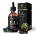 Mt. Angel Vitamins B12 Essential Trio – Vegan Sublingual Drops | Made in USA, Non-GMO