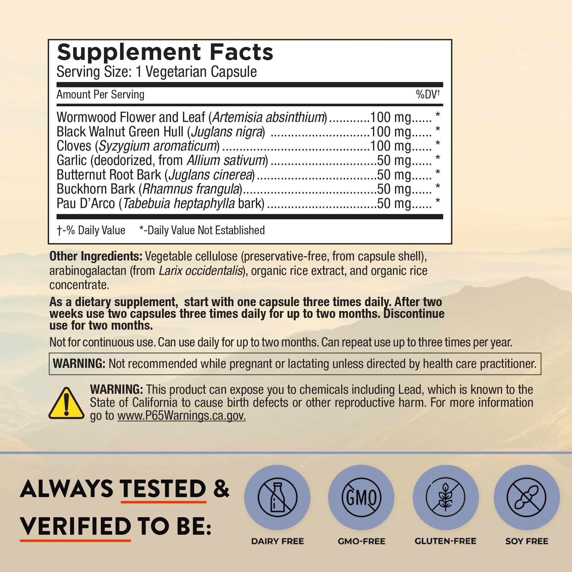 Mt. Angel Vitamins Para Response - Intestinal Health & Digestive Support | Vegan, Non-GMO, 60 Vegetarian Capsules
