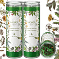 MTLEE 2 Pcs Money Scented Spell Candles – Soy Herbal Money Candles for Wealth & Prosperity