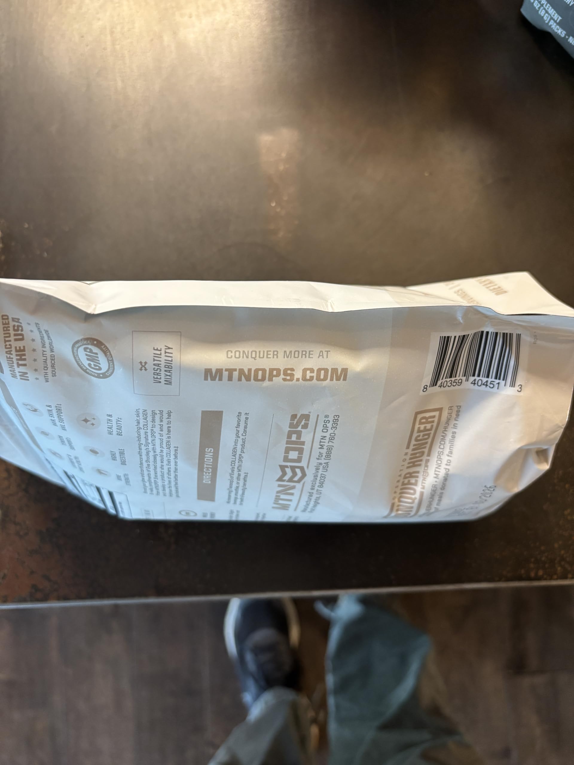 MTN OPS Collagen Peptide Protein Powder – Eva Shockey Signature, 20g Unflavored, Zero Sugar, 30 Servings