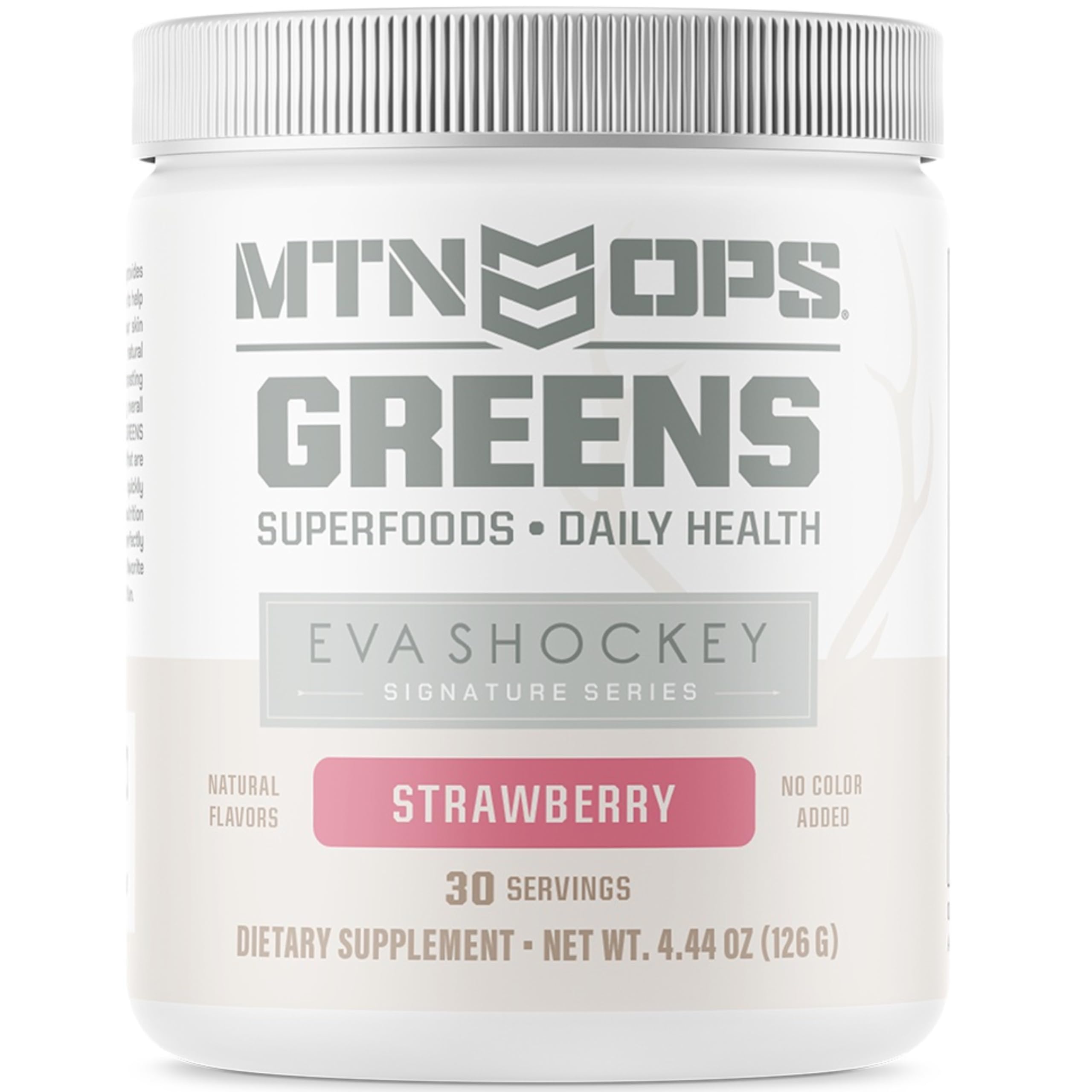 MTN OPS Eva Shockey Signature Series Super Greens – Strawberry, 30 Servings (4.4 oz)