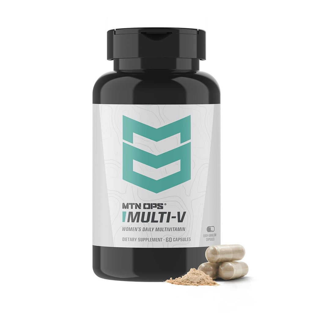 MTN OPS Multi-V Women’s Multivitamin – Essential Daily Vitamin Complex, Vegetarian Capsules (60 Count)