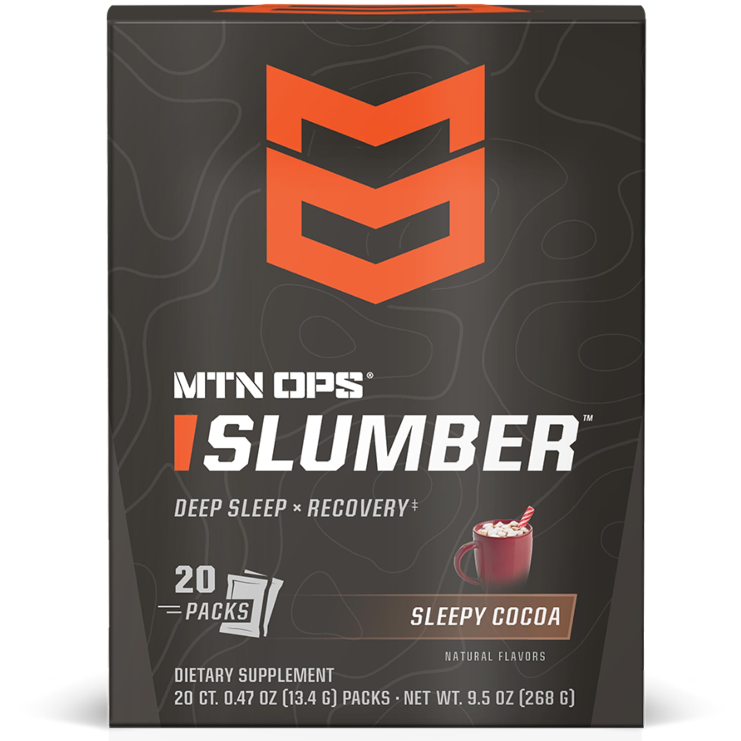 MTN OPS Slumber – Sleep Aid for Deep Sleep & Muscle Recovery (20 Servings)