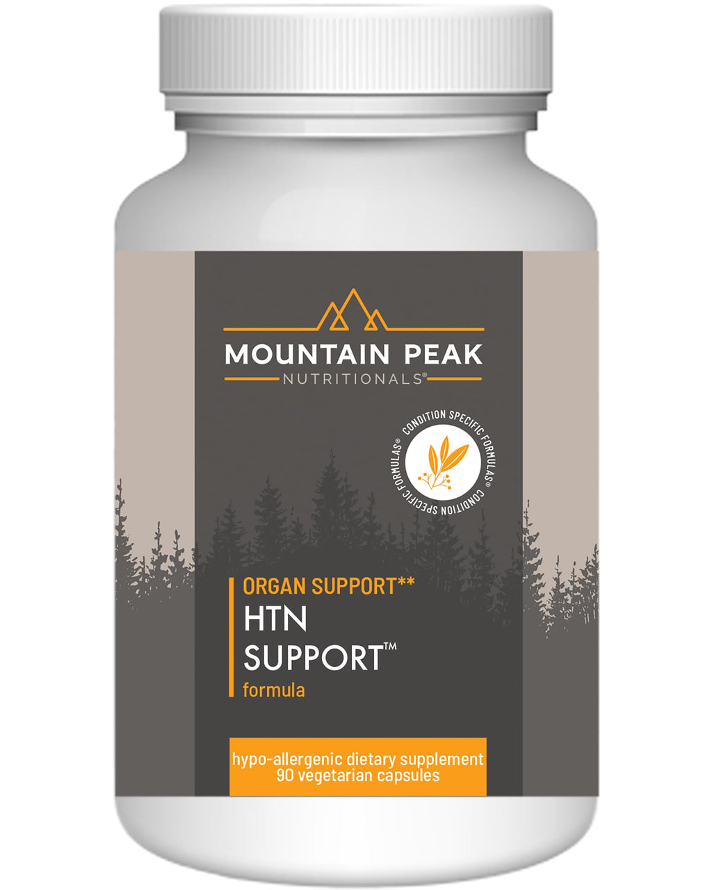 HTN Blood Pressure Support - Mountain Peak Nutritionals (90 Veg Caps) Rauwolfia, Hawthorn & Magnesium