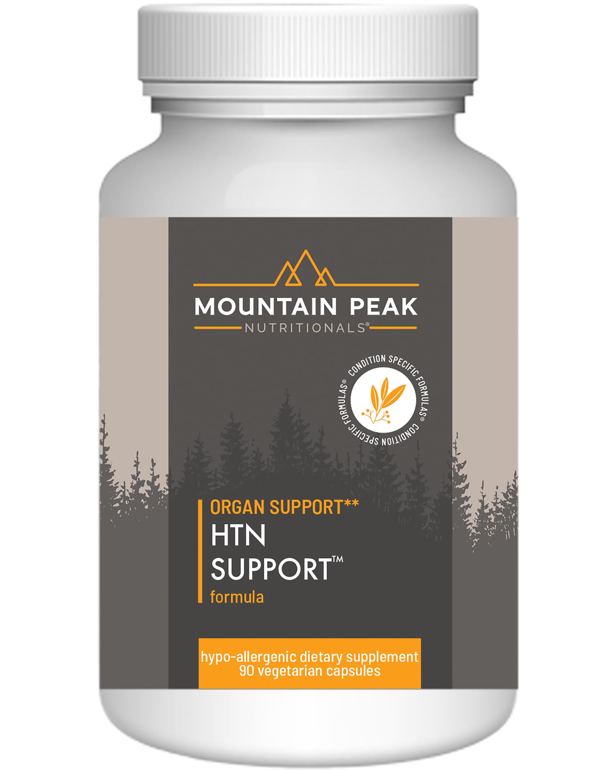 HTN Blood Pressure Support - Mountain Peak Nutritionals (90 Veg Caps) Rauwolfia, Hawthorn & Magnesium