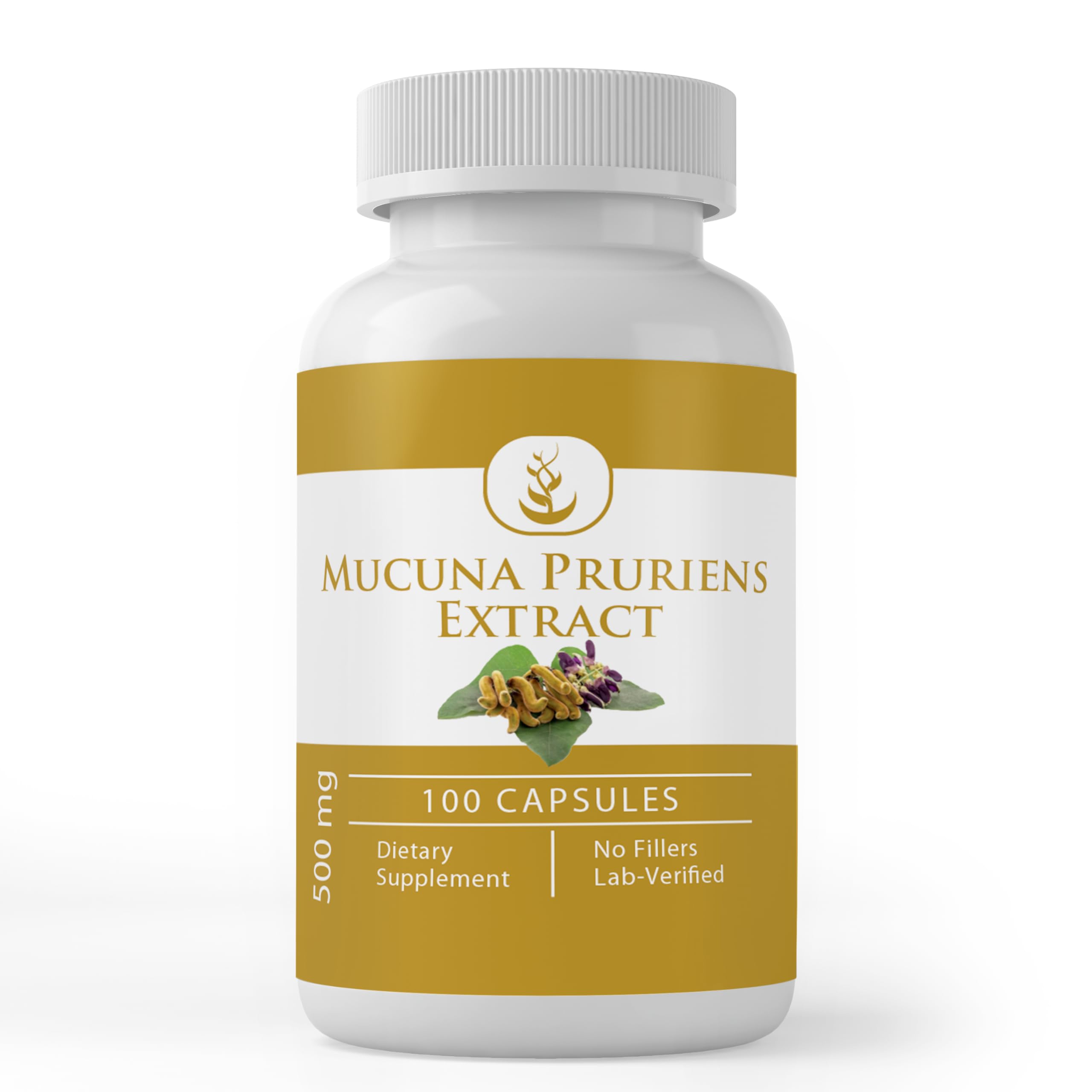 Pure Original Ingredients Mucuna Pruriens - 100 Capsules | Always Pure, No Additives or Fillers, Lab Verified