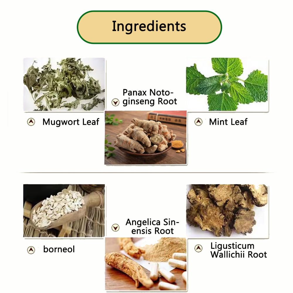 60pcs Mugwort Leaf Pads Wormwood Moxibustion Patch 7x10cm – Foot/Neck/Back Relief