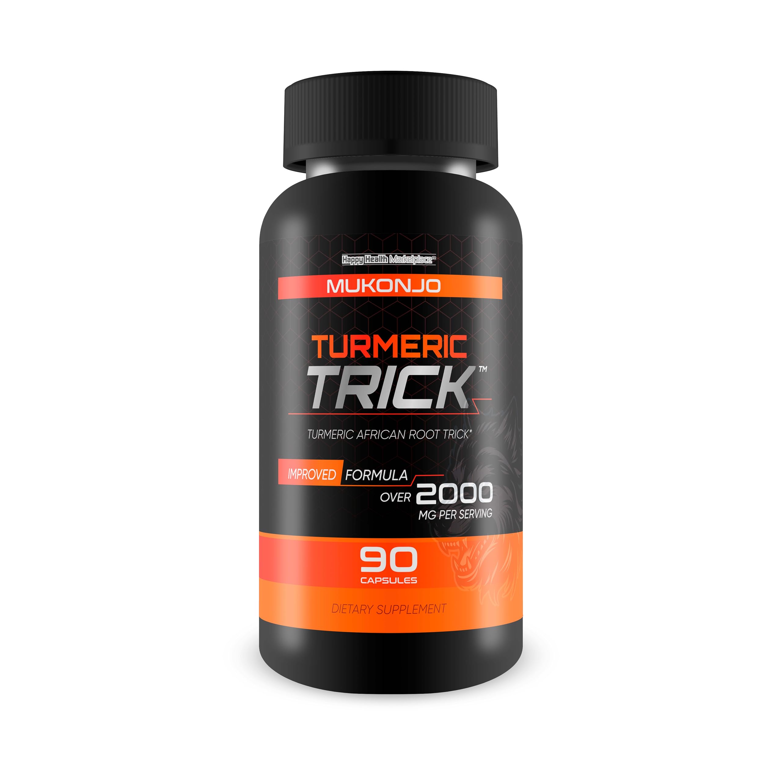 Mukonjo Turmeric Trick for Men – Vitamin D, Zinc & Black Pepper Curcumin