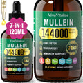 Mullein Drops for Lungs – 144000mg Mullein Leaf Extract | 120-Day Supply
