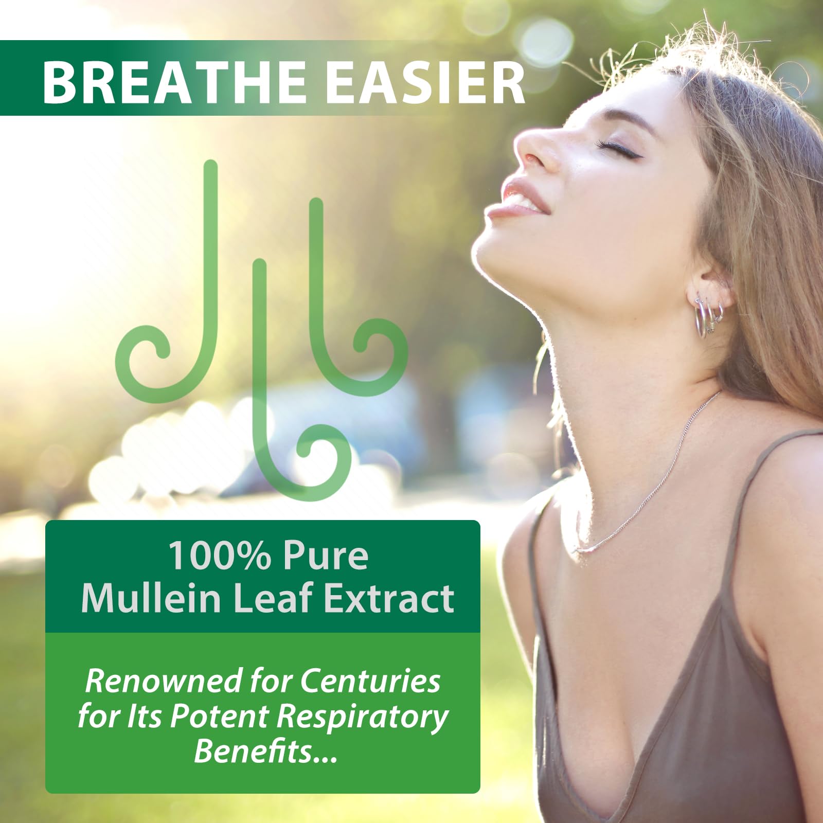 Mullein Drops for Lungs – Natural Mullein Leaf Extract & Lung Health | 2.02 fl oz
