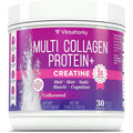 Multi Collagen Protein + Creatine | 5g Creatine Monohydrate, 30 Servings