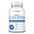 Multi Collagen Pills – 180 Capsules | Types I–X | Grass-Fed Beef, Wild Fish, Eggshell