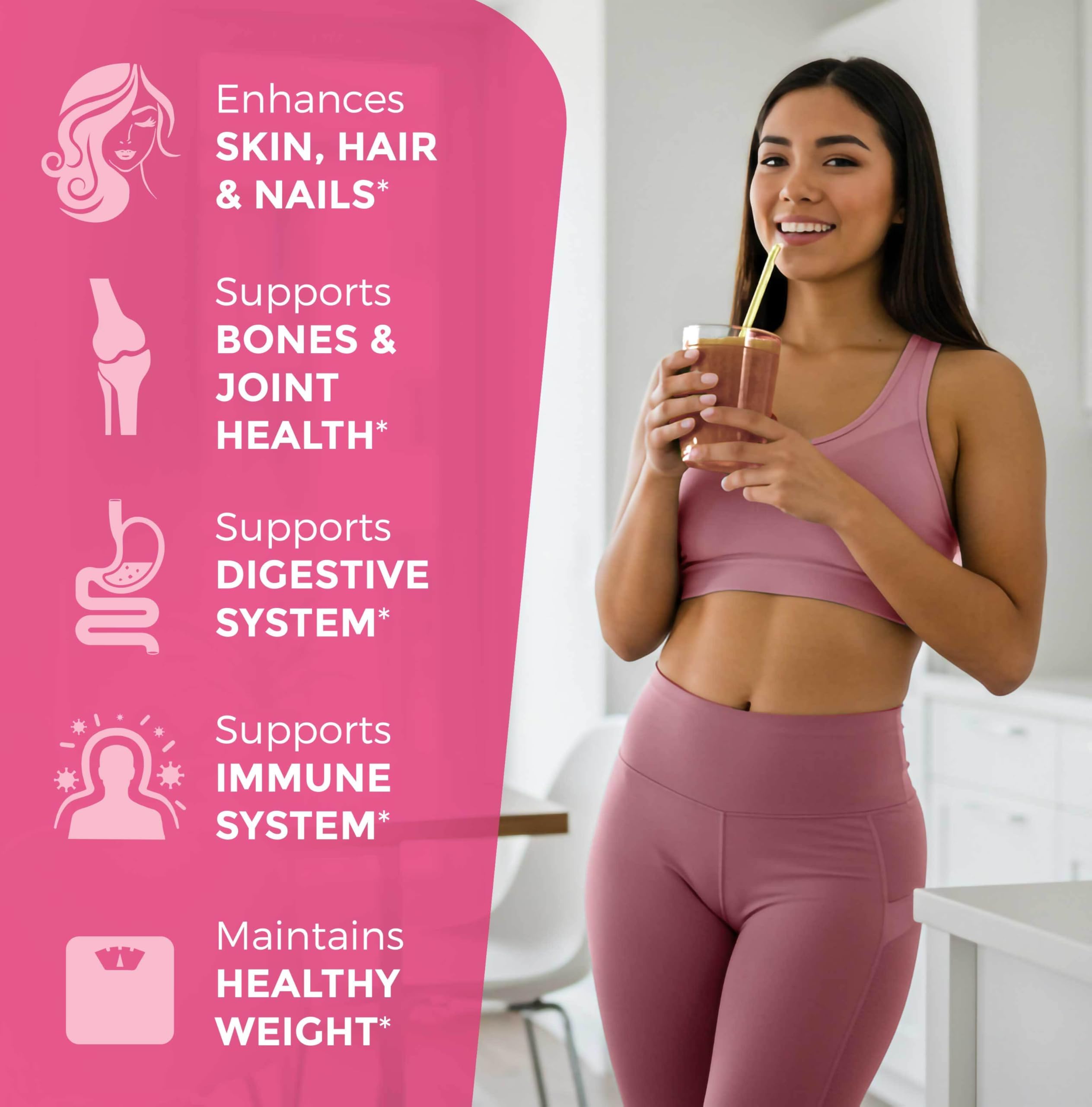 Multi Collagen Protein Powder – Types I–X, 99% Absorption, Unflavored