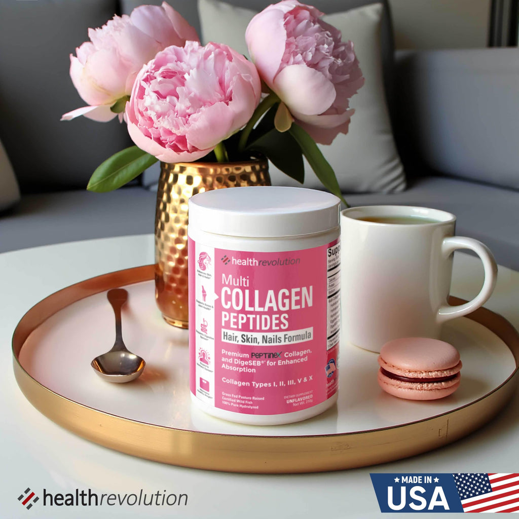 Multi Collagen Protein Powder – Types I–X, 99% Absorption, Unflavored