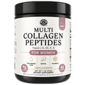 Multi Collagen Peptides Powder I-II-III-V-X with Hyaluronic Acid | Keto & Non-GMO
