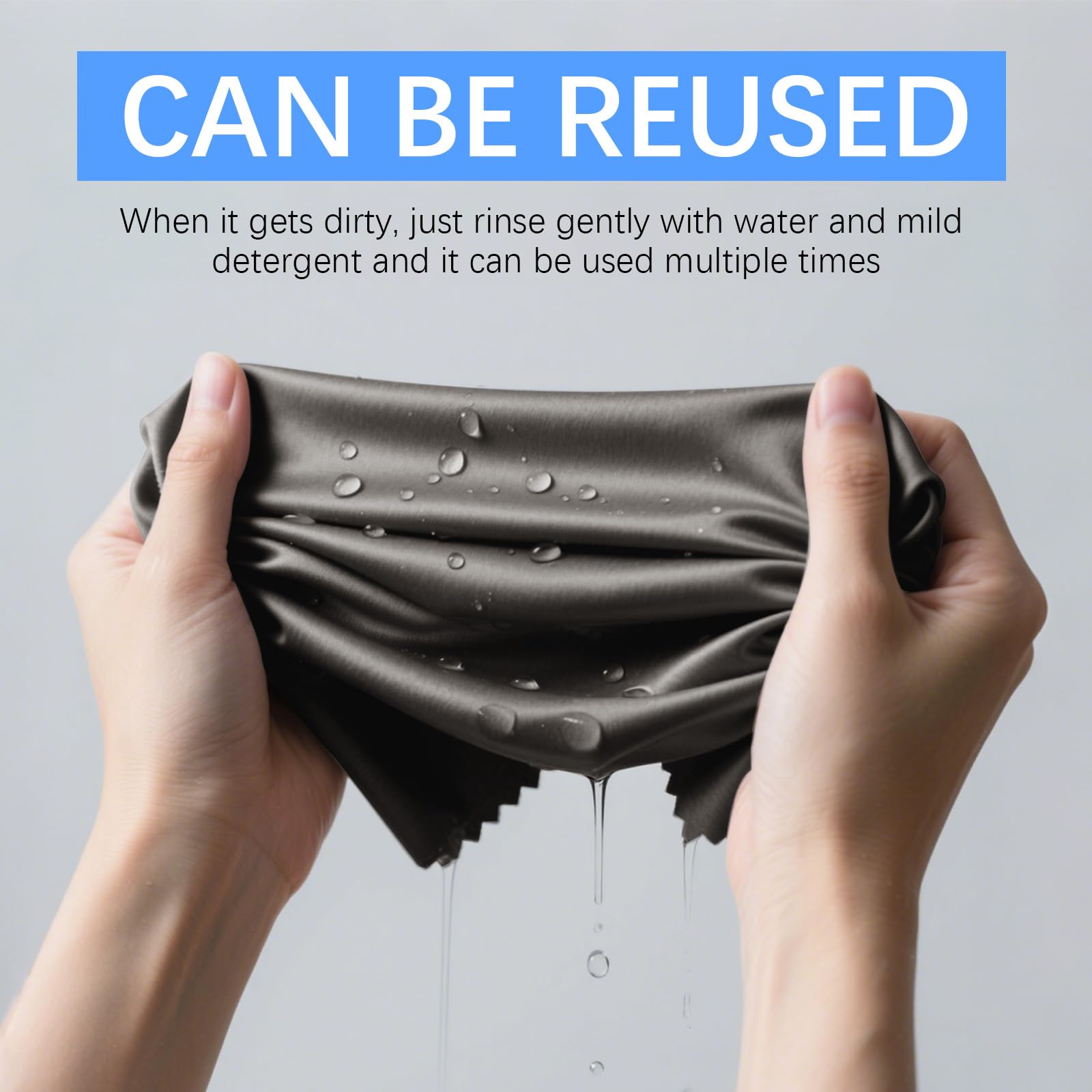 120 Pack Microfiber Cleaning Cloths for Glasses (5.5x5.5 inches) Bulk Eyeglass & Lens Cleaning Cloths
