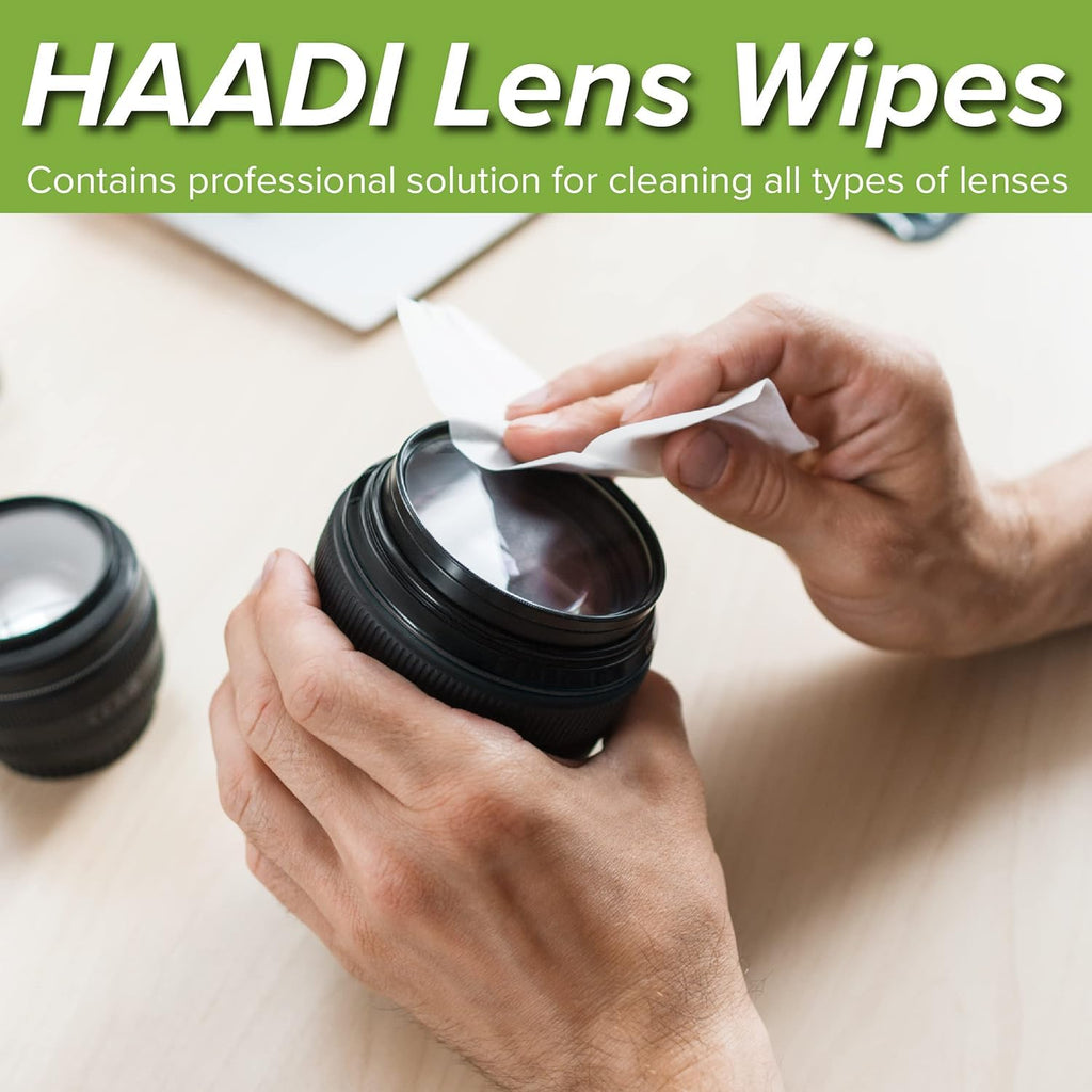 Glasses Cleaner Wipes – 200 Individually Wrapped, Pre-Moistened Lenses Wipes for Eyeglasses, Cameras, Binoculars & Screens