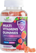 Multivitamin Gummies for Adults – Immune Support, Vitamins A C D E B12, 120 Gummies
