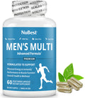 Multivitamin for Men – 38 Nutrients, 60 Vegan Capsules, 1 Month Supply