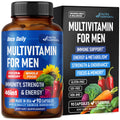 Multivitamin for Men 46in1 - Bioavailable & Gentle on Stomach | Made in USA - 90 Capsules