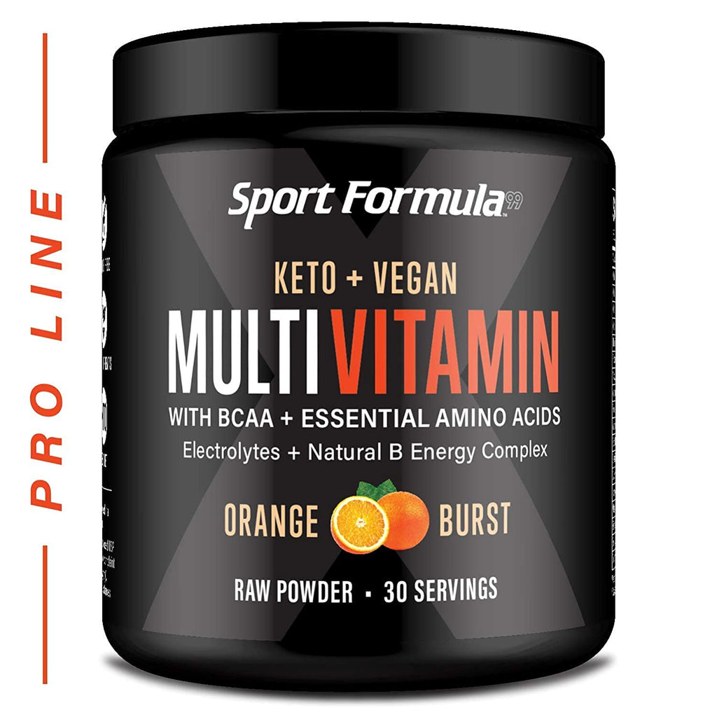 Sport Formula 99 Multivitamin Powder – Keto Drink Mix, Vegan, BCAA Support, Electrolytes