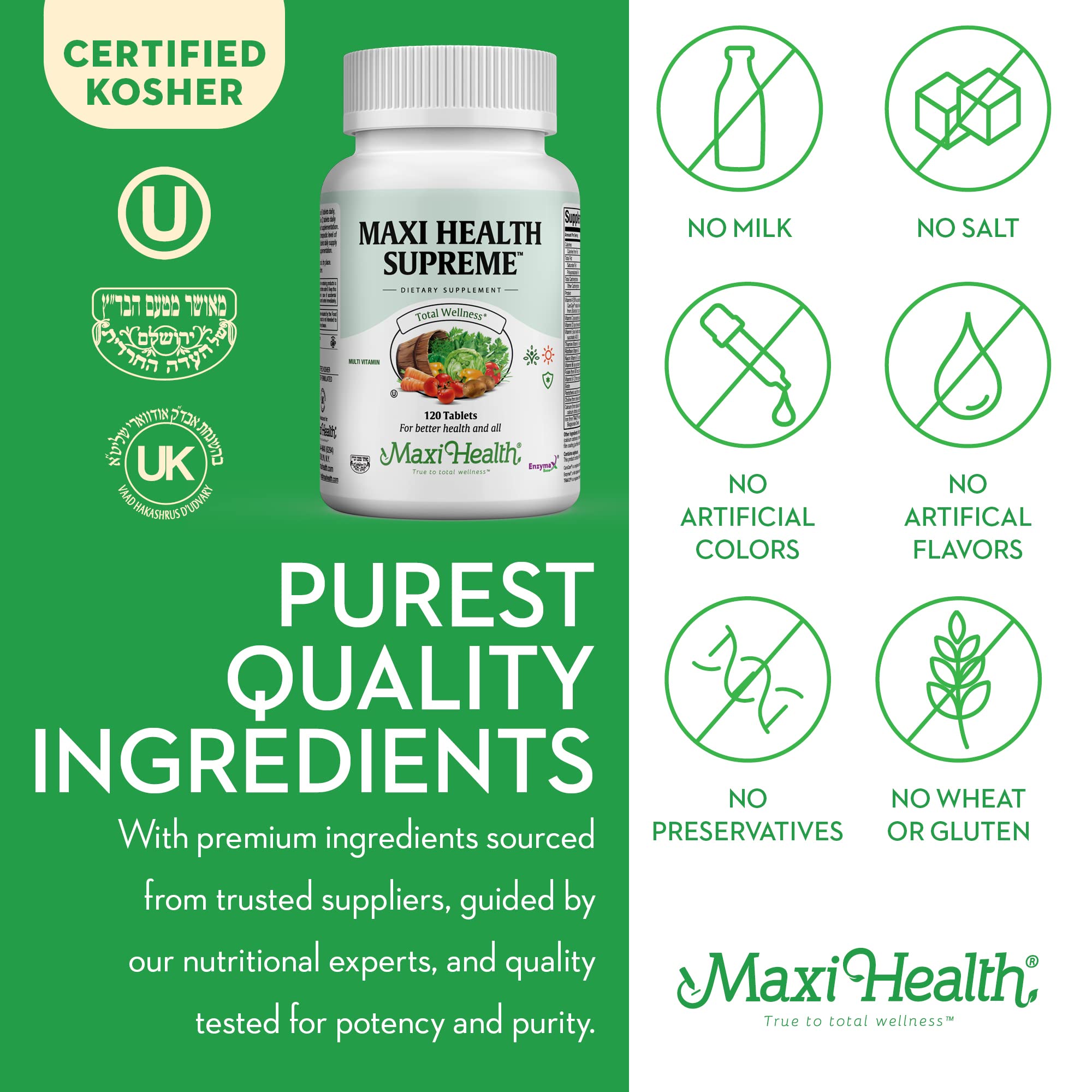 Multivitamin for Men & Women – High Potency Daily Multi with CoQ10