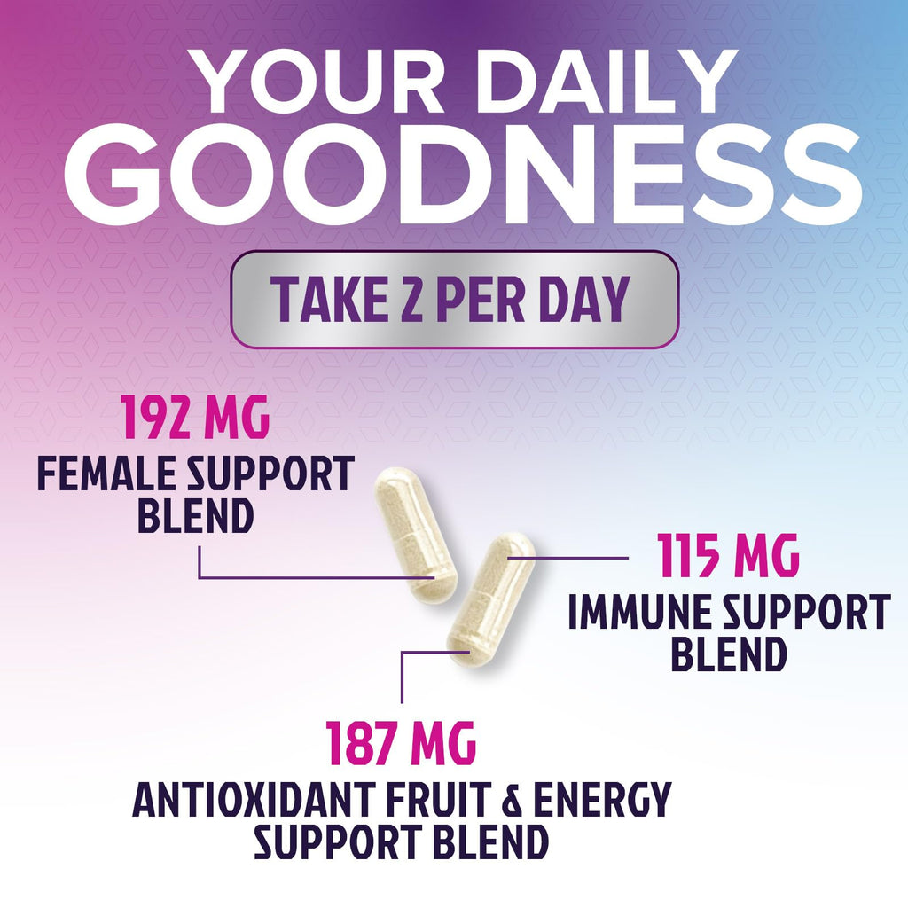 Multivitamin for Women - Bone Health, Energy & Immunity (120 Capsules)