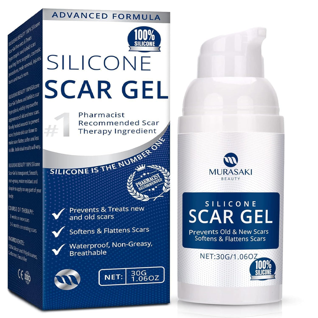 MURASAKI BEAUTY 100% Silicone Scar Gel – Maximum-Strength Scar Cream